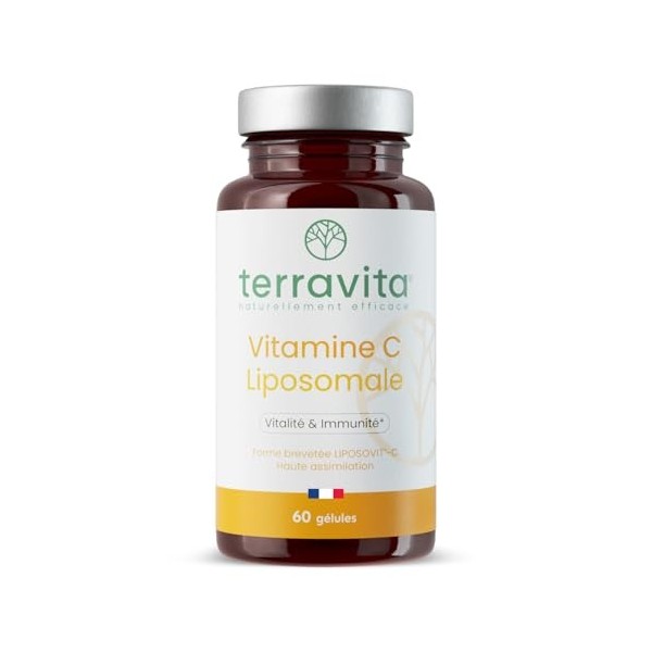 VITAMINE C Liposomale 100% Pure | Forme Brevetée Liposovit-C® | Energie et Immunité avec Assimilation Optimale | Non Irradiée