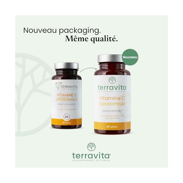 VITAMINE C Liposomale 100% Pure | Forme Brevetée Liposovit-C® | Energie et Immunité avec Assimilation Optimale | Non Irradiée