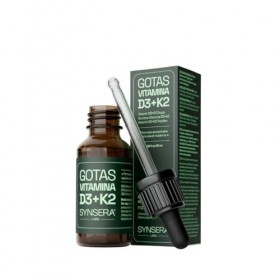 SYNSERA - Vitamine D3 + K2 + E + Triglycérides en gouttes – 2000 UI D3 + 25 µg K2 MK7 – Biodisponibilité avec TCM – Soutient 
