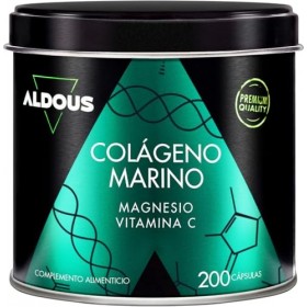 Collagène Marin - Type 1 et 3 Breveté Naticol® - 200 gélules avec Magnésium, Vitamine C - Cheveux, Peau, Ongles, Os et Articu