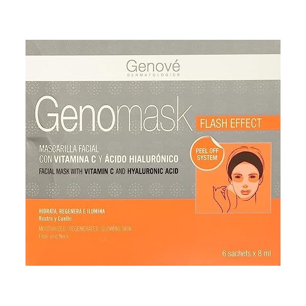 Genomask Flash Effect Vit C 8 Sobres