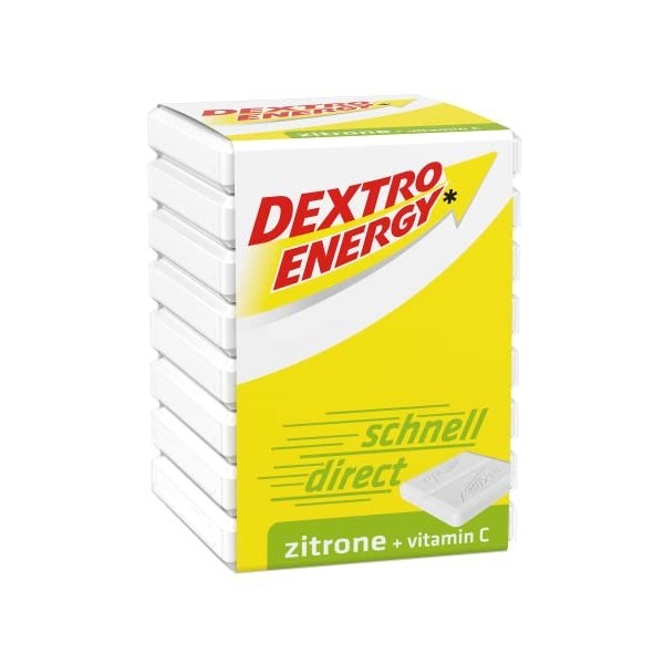 Dextro Energy Cube – Glucose de raisin rapidement disponible avec ajout de vitamine C – Convient pour la vie quotidienne, le 