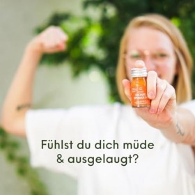 Forfait hebdomadaire : distributeur dénergie bio 7x30ml Shot naturel contre la fatigue et la fatigue 1 shot - vos besoins qu