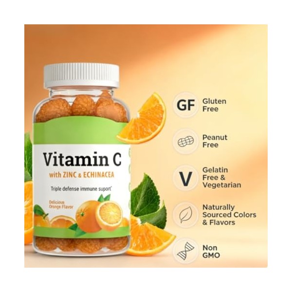 Vitamine C : maintient les mécanismes de défense de lorganisme, protège les cellules et renforce limmunité