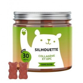 Silhouette Collegène et OPC avec Vitamine C et E - 30 unités 1 mois - Sans sucre - Bears with Benefits