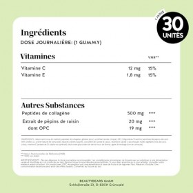 Silhouette Collegène et OPC avec Vitamine C et E - 30 unités 1 mois - Sans sucre - Bears with Benefits