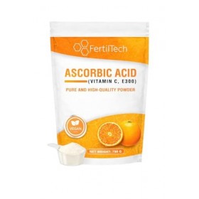 FertilTech Acide Ascorbique en Poudre 750 g Vitamine C E300 – 750 Portions 2 Ans – 100% Pur – Qualité Alimentaire – Sans 