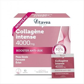 Vitavea bien-être – Collagène Intense 4000 mg – Complément Alimentaire Anti-Âge – Peau Lisse, Fermeté & Éclat – Collagène Mar...