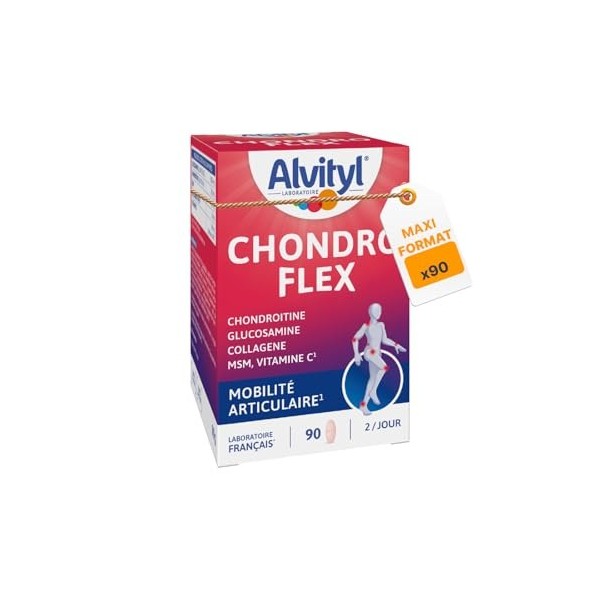 ALVITYL - Chondroflex - FORMAT x90 - Mobilité articulaire - 45 jours de prise renouvelable – Chondroflex - Glucosamine + Chon