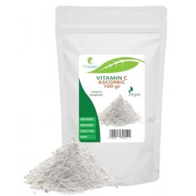 Vitamine C acide ascorbique - 100 g - Utilisation dans les lotions, toniques, crèmes, sérums, masques, produits anti-âge, s