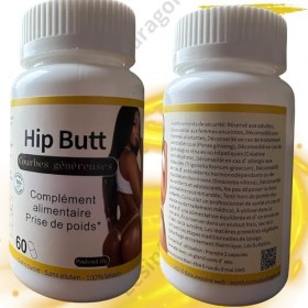 Hip butt 3 Days enlargement capsules. Conçue pour aider à augmenter le volume et la forme de vos fesses et hanches.