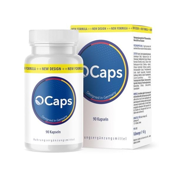 O Caps - avec des ingrédients pour une efficacité maximale - 90 gélules par boîte