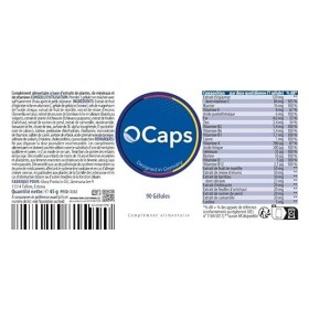 O Caps - avec des ingrédients pour une efficacité maximale - 90 gélules par boîte