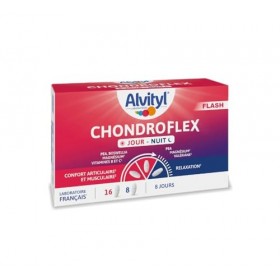 ALVITYL – Chondroflex Jour Nuit – Formule Flash - Double action : jour & nuit - PEA – Confort articulaire et musculaire – rel