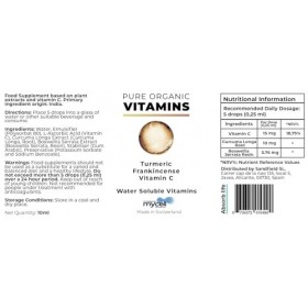 Gouttes ingérables pour le système immunitaire - Vitamine C hautement concentrée avec curcumine - Taux dabsorption de 99% - 