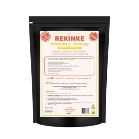 Vitamine C haut dosage - 1000mg par gélule - 30 gélules en pullulan REKINKE