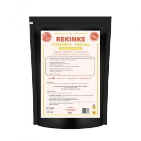 Vitamine C haut dosage - 1000mg par gélule - 60 gélules en pullulan REKINKE