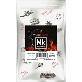 Acide lactique naturel doux, conservateur naturel, acide lactique naturel fabriqué dans lUE, sachet de 1000 g 1,0 kg 