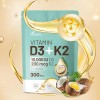 Vitamine D3 K2 20000 UI avec MK7-300 en Huile de coco vierge | Soutient lAbsorption du Calcium, et la Santé des Os, du Systè ...