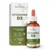 Bandini® Vitamine D3 2000 U.I. par goutte | Cholécalciférol en huile dolive extra vierge | Liquide Fortement Dosée | Pour Sy