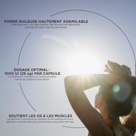 Solgar Vitamine D3 1000 UI 25 µg - Soutient les Défenses immunitaires - Santé des Os - Fonction Musculaire - Dosage Efficac