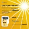 Vitamine D3 2000 UI, Complément Alimentaire pour Os et Système Immunitaire, Format Pocket, 400 comprimés