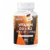 Vitamine D3 + K2-365 comprimés - 10.000 UI + 200μg - Hautement dosé – Fabrication allemande et testé en laboratoire - NutriFa