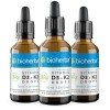 Vitamine D3 + K2 en gouttes – Formule haute teneur avec MK-7 et huile MCT | 50 ml 1250 gouttes | Vegan & sans additifs – pa V...