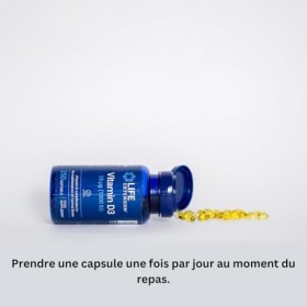 Life Extension - Vitamine D3 25 mcg 1000 UI , 250 Gélules Molles – Soutient la Santé Immunitaire, Osseuse et Cellulaire, Mai
