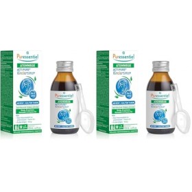 Puressentiel Respiratoire – Sirop Acti Pure Nez-Gorge Enfant -3ans - Miel, extraits d’Erysimum et Sureau, Vitamine D3 – Goût 