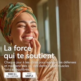 Vitamine D3 2000 UI PiùLife – 2 par jour – Comprimés à Croquer Sans Sucre – Source de Vitamine D Pour Immunité, Os, Dents et 