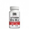 VITAMIN D3 + K2 4000 UI Vitamin D + 50 µg Vitamin K/cap 
