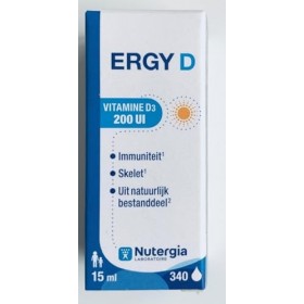 Nutergia Ergy D - Vitamine D3 200 UI - 15ml