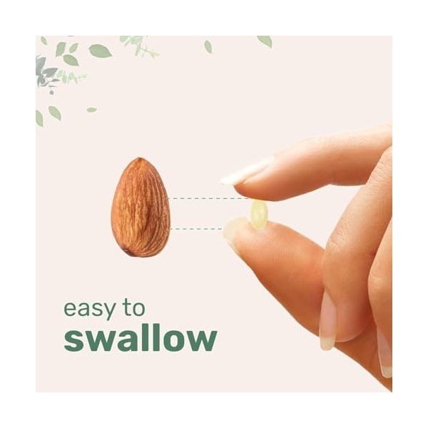 Huile de noix de coco vierge | Soutien osseux, immunitaire et cardiaque 2 en 1 | Facile à avaler, soutien immunitaire et abso