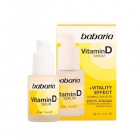 Babaria - Sérum Visage Vitamine D | Revitalise et Active les Récepteurs de Vitamine D | Antioxydant et Anti-âge | Hydratation...