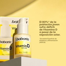 Babaria - Sérum Visage Vitamine D | Revitalise et Active les Récepteurs de Vitamine D | Antioxydant et Anti-âge | Hydratation...
