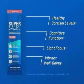Nouveau mélange de boissons sup-er-calm, vitamine D 3, relaxation et concentration, pas de sucre, non OGM, végétalien