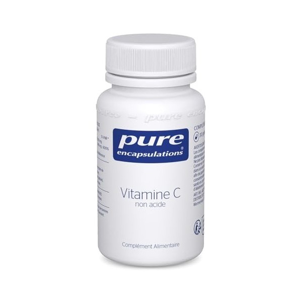 Pure Encapsulations - Vitamine C 1000mg - Défenses Immunitaires - Vitalité et énergie - Formule très bien tolérée - Complémen...