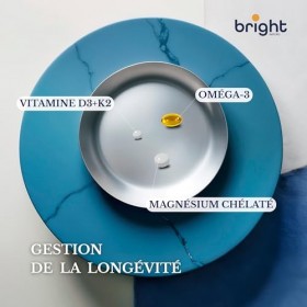 Omega 3 Magnésium Vitamine D3 K2 2000 UI – Sans OGM, PHYTO-GUIDE | Synergie optimale pour cœur, os et équilibre nerveux I 28 