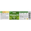 Greenfood Vitamine D3, 10.000 UI, dose élevée, dépôt, 120 gélules. Contribue à renforcer les os, les dents et l’immunité. SAN