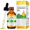 Huile de vitamine E, 60 ml dhuile de vitamine E ultra pure pour la peau, le visage et les cicatrices, nourrissante en profon