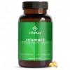 Vitabay Vitamine E 600 IE Depot - 200 softgels végétaliens - D-alpha tocophérol naturel - haut dosage - protection cellulaire