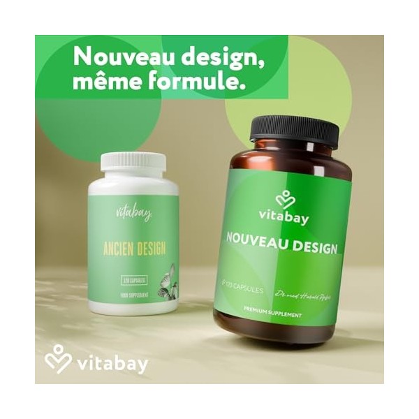 Vitabay Vitamine E 600 IE Depot - 200 softgels végétaliens - D-alpha tocophérol naturel - haut dosage - protection cellulaire