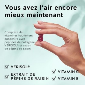 Silhouette Gummies Belles Courbes - Peau Ferme - Peptides de Collagène Hautement Dosé, Opc et Vitamine C & E - 60 Gummies - S