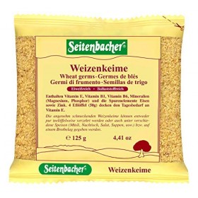 Seitenbacher Germe de blé I Vitamine E I Fibres I Spermidine I Protéines I Lot de 12 12 x 125 g 