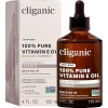 Cliganic Huile de vitamine E 100 % pure pour la peau, les cheveux et le visage – 120 000 UI, sans OGM | Tocophérol D-Alpha na...