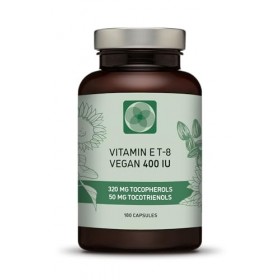 Kala Health Vitamine E – Tous les 8 tocophérols + tocotriénols 400 UI végétaliens – Alpha tocophérol/tocotriénol + bêta-tocop