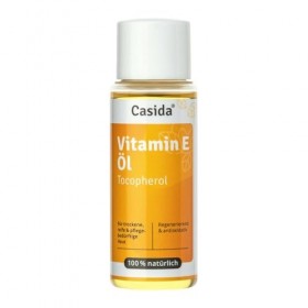 Casida - Huile de Vitamine E - tocophérol - pour les peaux sèches et sensibles - huile de germes de blé pur- la qualité des p