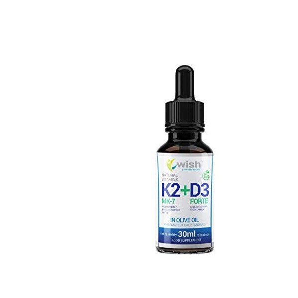 Vitamine K2 MK7 + D3 Forte - 30 ml