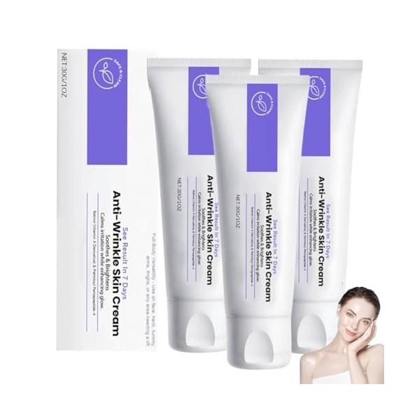Anti Rides Puissant Immediat,Wrinkle Power,Rétinol Creme Liftante Anti rides Instantané,Combleur de Rides Immediat - Élimine ...